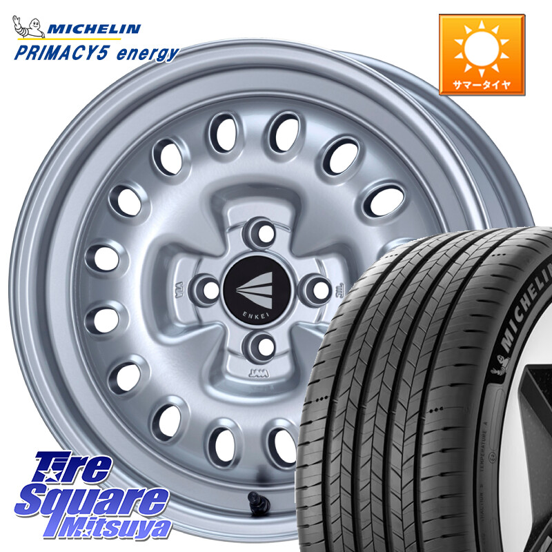ミシュラン PRIMACY 5 energy プライマシー5エナジー 91V 正規 205/55R16ENKEI Neo Classic Al'Vita ホイール 16インチ 16X7.0J 38 4穴 100 E13オーラ MAZDA2｜タイヤスクエアミツヤ