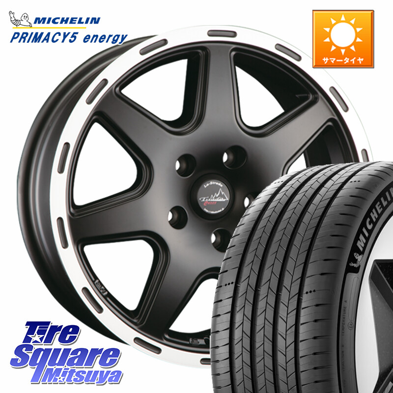 ミシュラン PRIMACY 5 energy プライマシー5エナジー 102V XL 正規 225/55R18阿部商会 TIRADO CROSS ホイール 18インチ 18X7.0J(US) 40 5穴 110 クライスラー Jeep Cherokee チェロキー KL系 Jeep Renegade ジープ レネゲード｜タイヤスクエアミツヤ