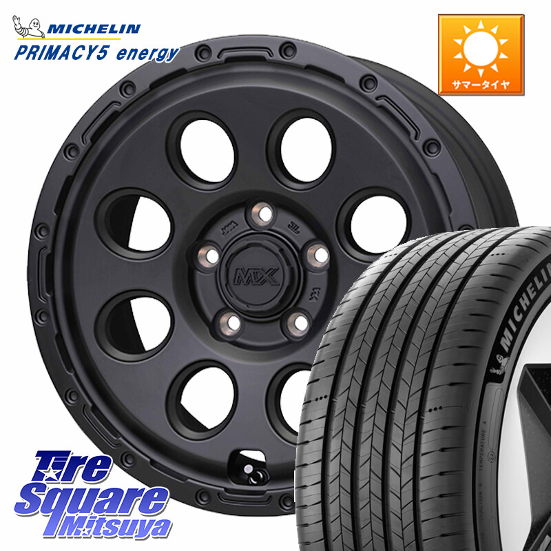 ミシュラン PRIMACY 5 energy プライマシー5エナジー 91V 正規 205/55R16HotStuff MAD CROSS RECON マッドクロス リーコン ホイール 16インチ 16X6.5J 48 5穴 114.3 GU系インプレッサ ステップワゴン アルテッツア SX4 Sクロス|タイヤスクエアミツヤ