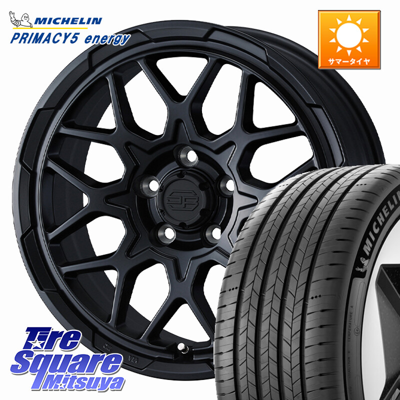 ミシュラン PRIMACY 5 energy プライマシー5エナジー 94H XL 正規 195/60R17WEDS STADTBERGE2 ホイール 17インチ スタットベルク 17X7.0J 38 5穴 114.3 60系プリウス|タイヤスクエアミツヤ