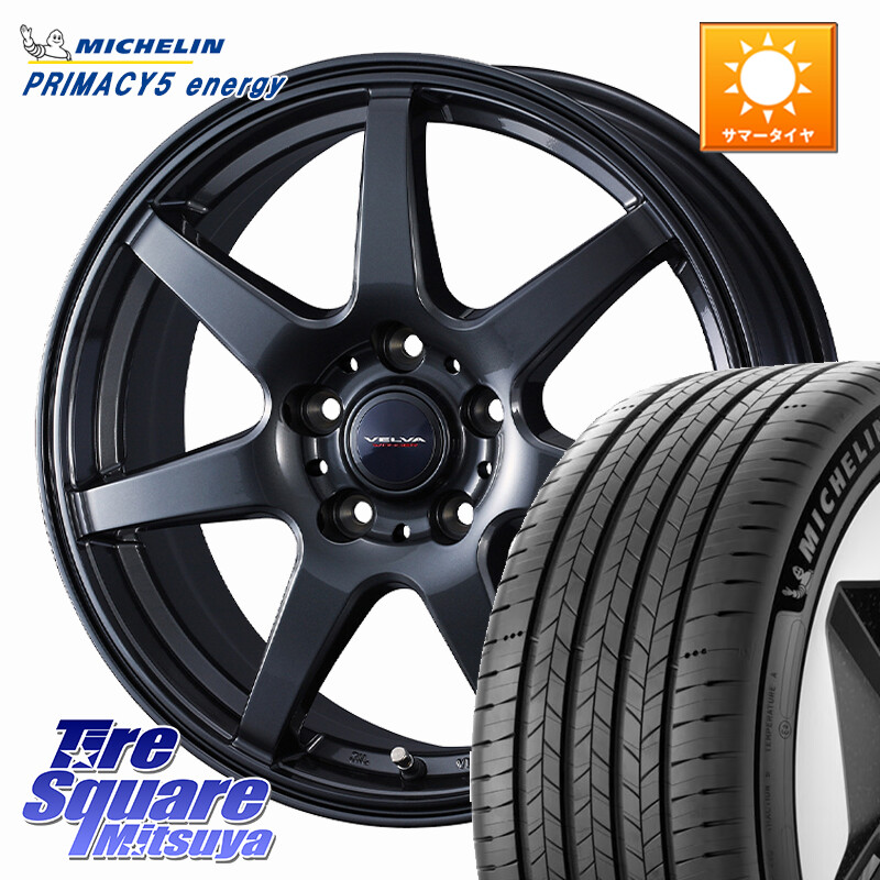 ミシュラン PRIMACY 5 energy プライマシー5エナジー 102V XL 正規 225/55R18WEDS VELVA WONDER ヴェルヴァワンダー ホイール 18インチ 18X8.0J 45 5穴 114.3 デリカD:5 SL系フォレスター エクストレイル X-TRAIL 日産 エクリプスクロス｜タイヤスクエアミツヤ 102,911円