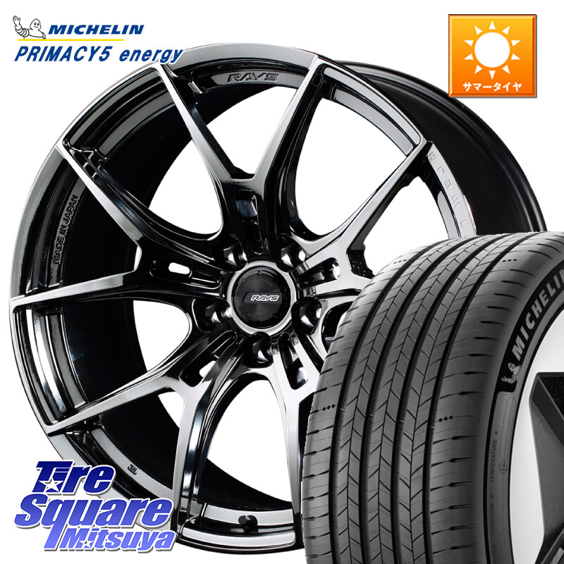 ミシュラン PRIMACY 5 energy プライマシー5エナジー 107W XL 正規 255/50R19RAYS 【欠品次回2~3月】 レイズ GramLights グラムライツ 57FXZ RBC ホイール 19インチ 19X8.5J 45 5穴 114.3 ムラーノ 日産|タイヤスクエアミツヤ