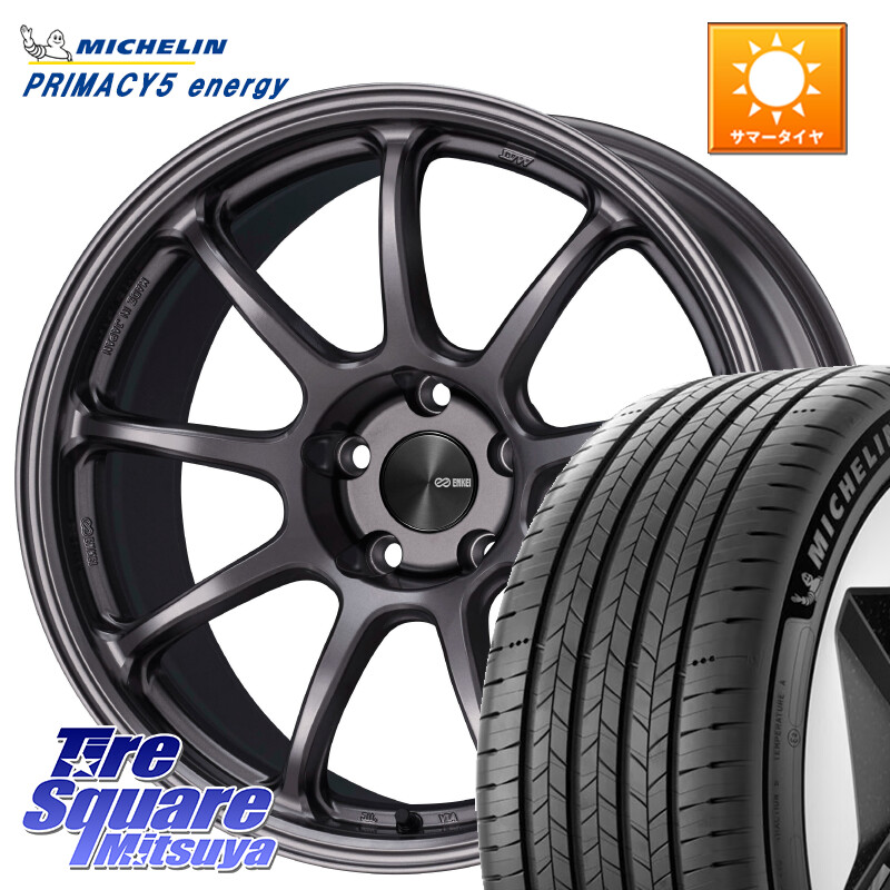 ミシュラン PRIMACY 5 energy プライマシー5エナジー 95W XL 正規 225/45R18ENKEI PerformanceLine PF09 ホイール 18インチ 18X8.5J 38 5穴 114.3｜タイヤスクエアミツヤ