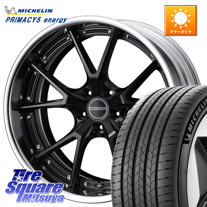 ミシュラン PRIMACY 5 energy プライマシー5エナジー 99V XL 正規 215/55R18WEDS MAVERICK 905S S-LoDisk 18インチ 2ピース 18X7.5J 38 5穴 114.3 MPV|タイヤスクエアミツヤ