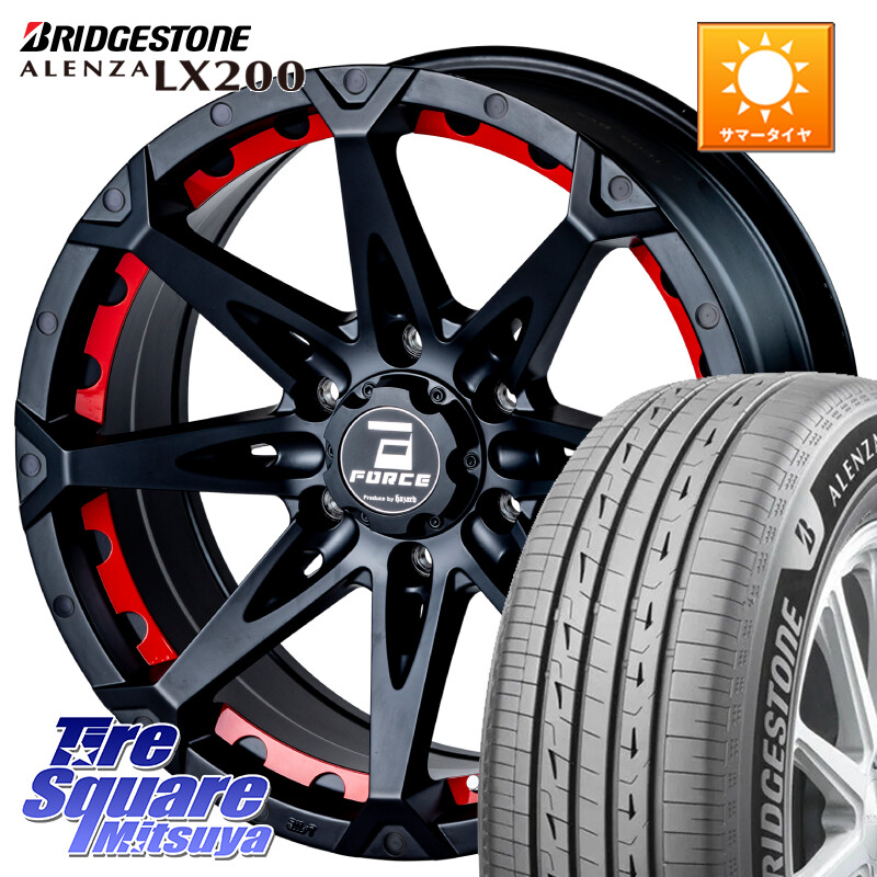 ブリヂストン アレンザ ALENZA LX200 サマータイヤ 265/60R18FORCE フォース DENALI デナリー BK 18インチ 18X8.0J 15 6穴 139.7 GUN226ハイラックス トライトンGSR Tacoma ハイラックス HILUX｜タイヤスクエアミツヤ