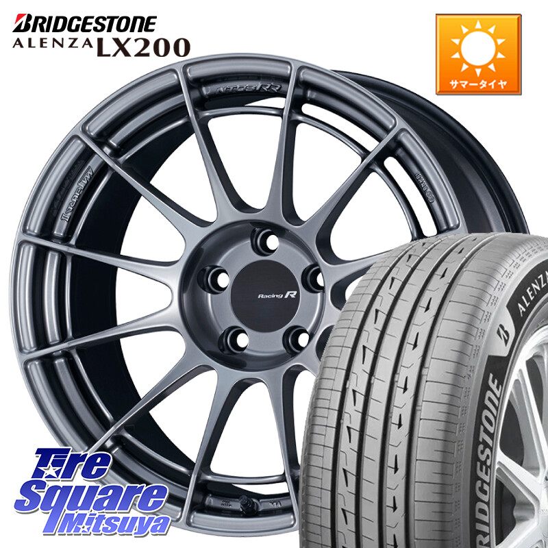 ブリヂストン アレンザ ALENZA LX200 サマータイヤ 225/60R18ENKEI エンケイ Racing Revolution NT03RR ホイール 18X8.0J 45 5穴 114.3 CX-5 CX-8 BT5レガシィアウトバック｜タイヤスクエアミツヤ