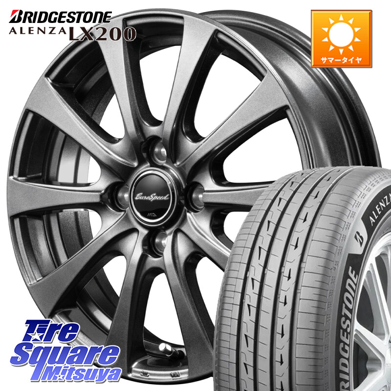 ブリヂストン アレンザ ALENZA LX200 サマータイヤ 215/70R16MANARAY EuroSpeed G10 平座仕様 トヨタ・レクサス専用 ホイール 16インチ MID 16X6.5J 37 5穴 114.3 クルーガー V・L ハリアー｜タイヤスクエアミツヤ