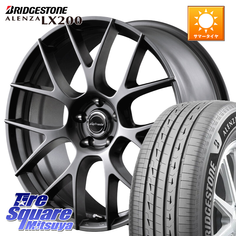 ブリヂストン アレンザ ALENZA LX200 サマータイヤ 235/60R18MANARAY MID Lefinada MOTION3 M14球面座ボルト専用 ホイール 18インチ 18X7.0J(M14B) 40 5穴 114.3 クラウンスポーツ クラウンエステート RZ レクサス｜タイヤスクエアミツヤ