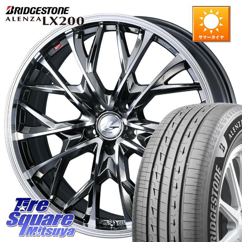 ブリヂストン アレンザ ALENZA LX200 サマータイヤ 235/60R19WEDS LEONIS MV レオニス MV BMCMC ホイール 19インチ 19X7.5J(M14B) 40 5穴 114.3 レクサスRX(A10 H10系)｜タイヤスクエアミツヤ