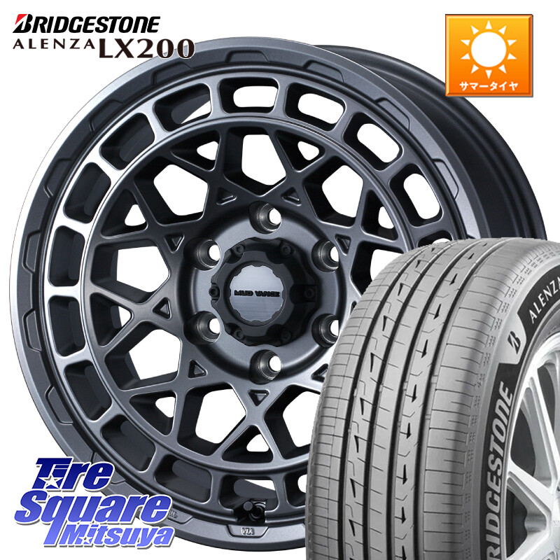 ブリヂストン アレンザ ALENZA LX200 サマータイヤ 265/65R17WEDS MUDVANCE X TYPE M ホイール 17インチ マッドヴァンス タイプM※LC2Tトライトン装着不可※ 17X8.0J 20 6穴 139.7 GUN226ハイラックス 150系プラド ランクル[FJ] トライトンGSR GUN125ハイラックス Taco｜タイヤスクエアミツヤ