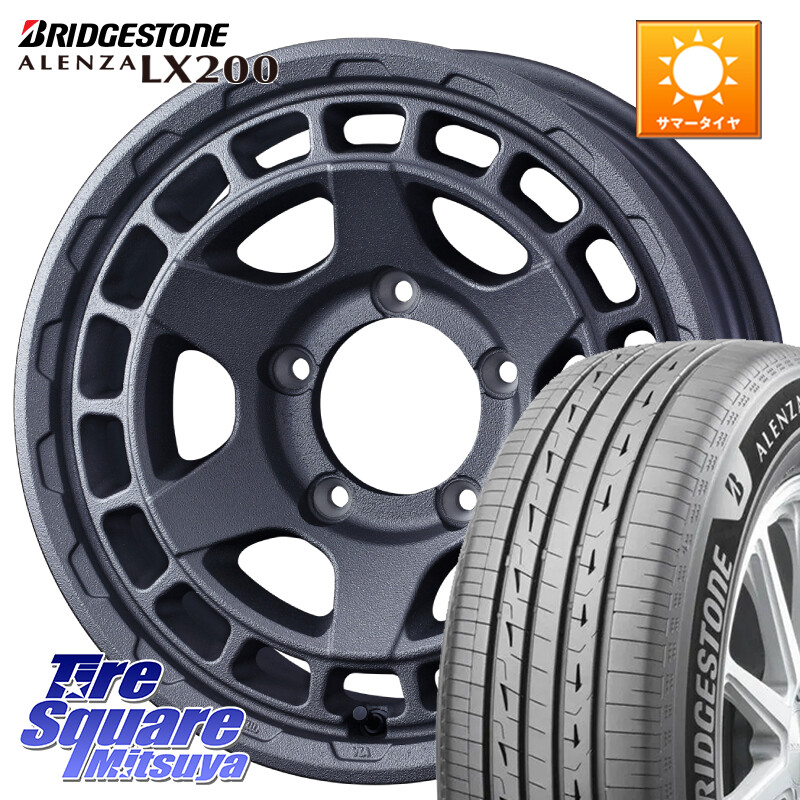 ブリヂストン アレンザ ALENZA LX200 サマータイヤ 215/70R16WEDS MUDVANCE X TYPE S ホイール 16インチ マッドヴァンス タイプS 16X5.5J 22 5穴 139.7 ジムニー専用(要オーバーフェンダー等) AZオフロード カスタムサイズ|タイヤスクエアミツヤ