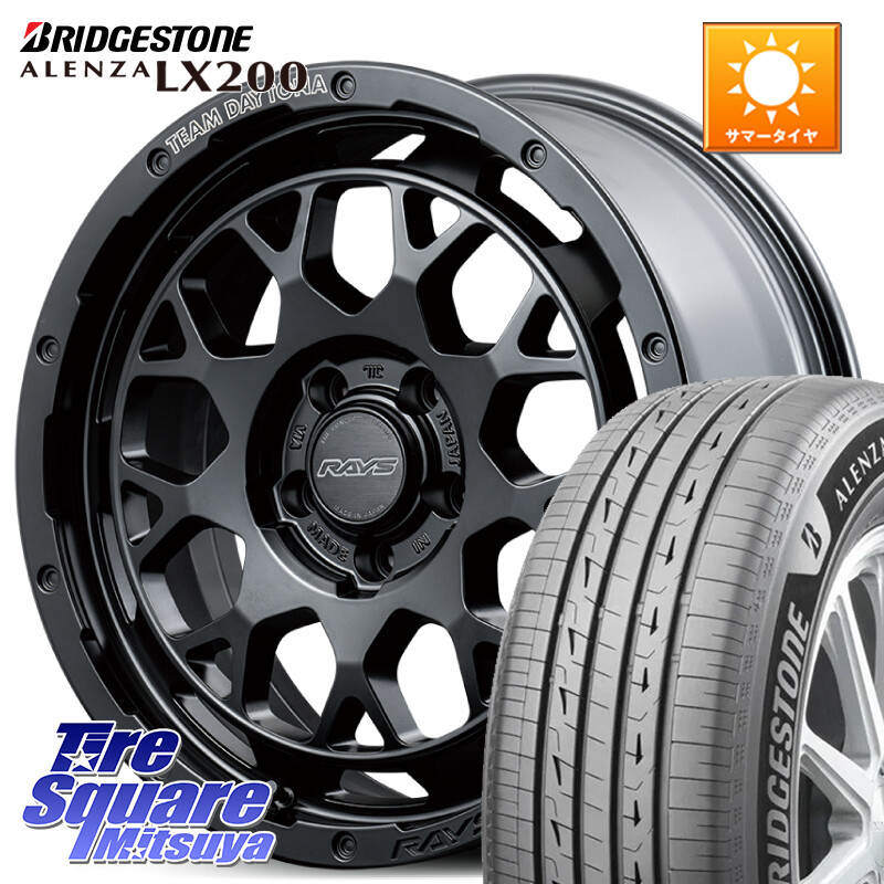 ブリヂストン アレンザ ALENZA LX200 サマータイヤ 225/60R18RAYS 【欠品次回8~9月】 TEAM DAYTONA M9+ BOJ ホイール 18インチ 18X7.5J 45 5穴 114.3 80系ハリアー T32エクストレイル CX-5 CX-8 BT5レガシィアウトバック CX-5 CX5 MAZDA レガシー レガシィ アウトバッ|タイヤスクエアミツヤ