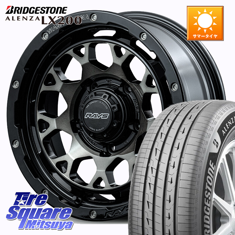 ブリヂストン アレンザ ALENZA LX200 サマータイヤ 215/70R16RAYS TEAM DAYTONA M9+ ホイール 16インチ 16X5.5J 20 5穴 139.7 ジムニー専用(要オーバーフェンダー等) AZオフロード カスタムサイズ|タイヤスクエアミツヤ