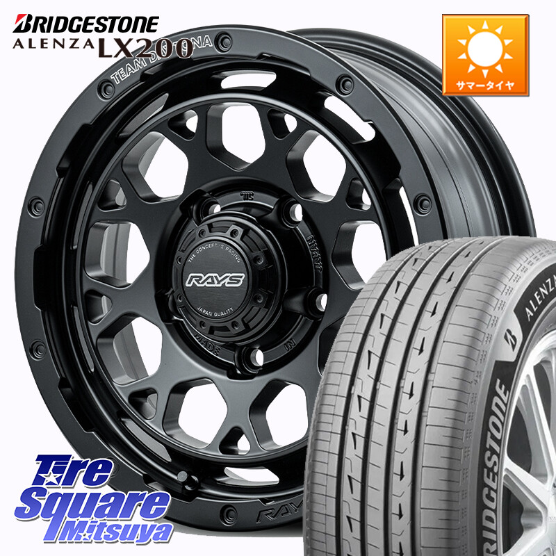 ブリヂストン アレンザ ALENZA LX200 サマータイヤ 215/70R16RAYS 【欠品次回2月末】 TEAM DAYTONA M9+ BOJ ※インセット-5 ホイール 16インチ 16X6.0J 0 5穴 139.7 ジムニー専用(要オーバーフェンダー等) ジムニ&minus;シエラ/ノマド(カスタム) AZオフロード カスタムサイ｜タイヤスクエアミツヤ