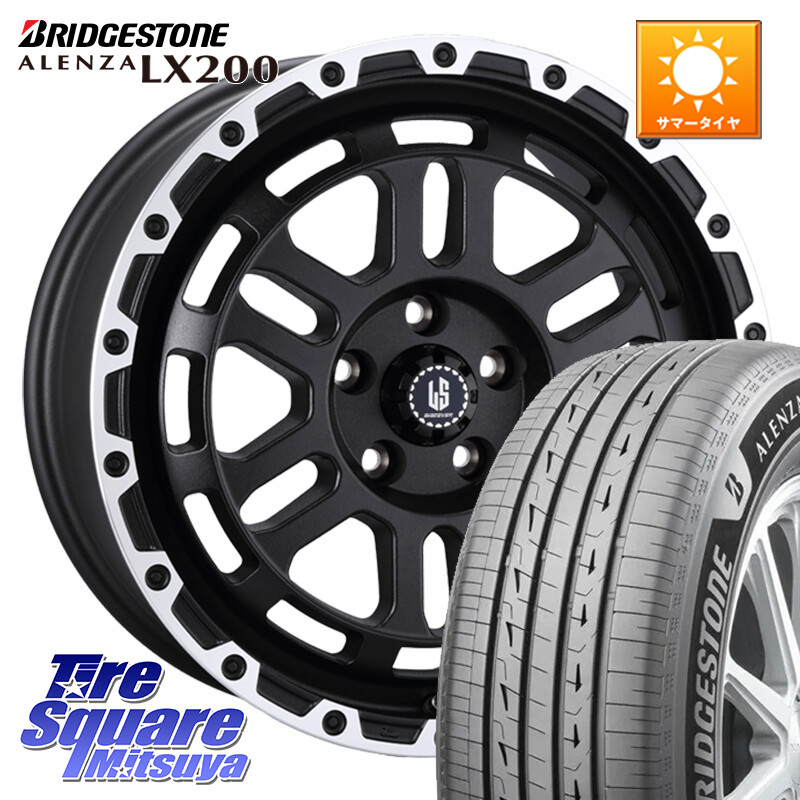 ブリヂストン アレンザ ALENZA LX200 サマータイヤ 235/65R17阿部商会 LA STRADA DISCOVER ホイール 17インチ 17X7.0J 38 5穴 114.3 50系RAV4 60系RAV4 RAV4 50系 デリカD:5 D5 カスタムサイズ RAV4 60系 CX-5 CX5 MAZDA|タイヤスクエアミツヤ