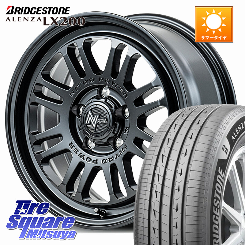 ブリヂストン アレンザ ALENZA LX200 サマータイヤ 215/70R16MANARAY NITRO POWER M16 ASSAULT ホイール 16インチ 16X7.0J 40 5穴 114.3 デリカD:5 エクリプスクロス クルーガー V・L ハリアー｜タイヤスクエアミツヤ 104,033円