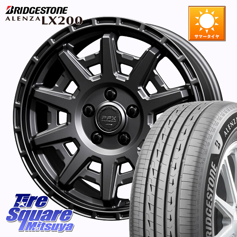 ブリヂストン アレンザ ALENZA LX200 サマータイヤ 215/70R16KYOHO PPX D10X ホイール 16インチ 16X7.0J 35 5穴 114.3 エクリプスクロス RVR クルーガー V・L ハリアー｜タイヤスクエアミツヤ
