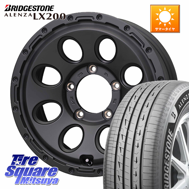 ブリヂストン アレンザ ALENZA LX200 サマータイヤ 175/80R16HotStuff MAD CROSS RECON マッドクロス リーコン ホイール 16インチ 16X6.0J 0 5穴 139.7 ジムニー専用(要オーバーフェンダー等) AZオフロード カスタムサイズ|タイヤスクエアミツヤ