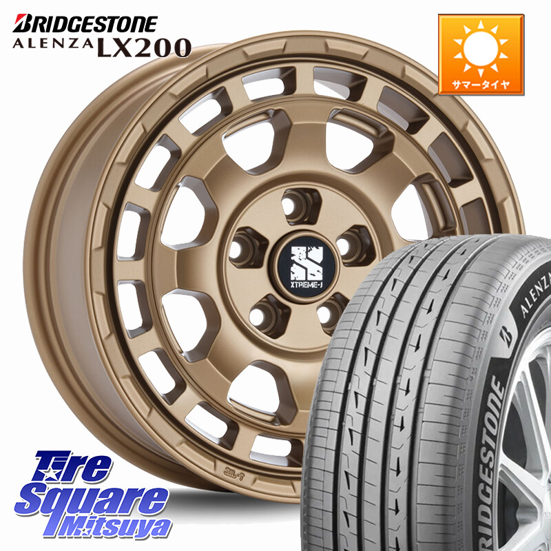 ブリヂストン アレンザ ALENZA LX200 サマータイヤ 215/70R16MLJ SAVANZA サバンザ XTREME-J ホイール 16インチ エクストリーム 16X7.0J 35 5穴 114.3 デリカD:5 デリカD:5(26+) エクリプスクロス RVR クルーガー V・L ハリアー|タイヤスクエアミツヤ