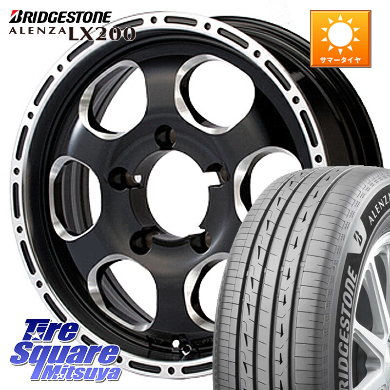 ブリヂストン アレンザ ALENZA LX200 サマータイヤ 215/70R16MEIWA Blood Stock 1Piece for JIMNY ホイール 16インチ 16X5.5J 20 5穴 139.7 ジムニー専用(要オーバーフェンダー等) AZオフロード カスタムサイズ｜タイヤスクエアミツヤ