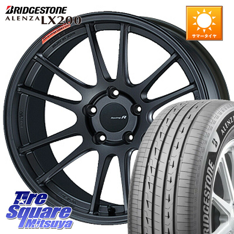 ブリヂストン アレンザ ALENZA LX200 サマータイヤ 225/60R18ENKEI エンケイ Racing Revolution GTC01RR ホイール 18X7.5J 45 5穴 114.3 BT5レガシィアウトバック レガシー レガシィ アウトバック|タイヤスクエアミツヤ