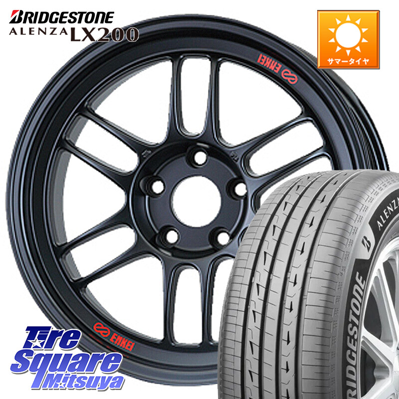 ブリヂストン アレンザ ALENZA LX200 サマータイヤ 235/60R18ENKEI エンケイ Racing RPF1 ホイール 18X7.5J 48 5穴 114.3 CX-5 CX5 MAZDA CX-7 CX7 MAZDA CR-V｜タイヤスクエアミツヤ