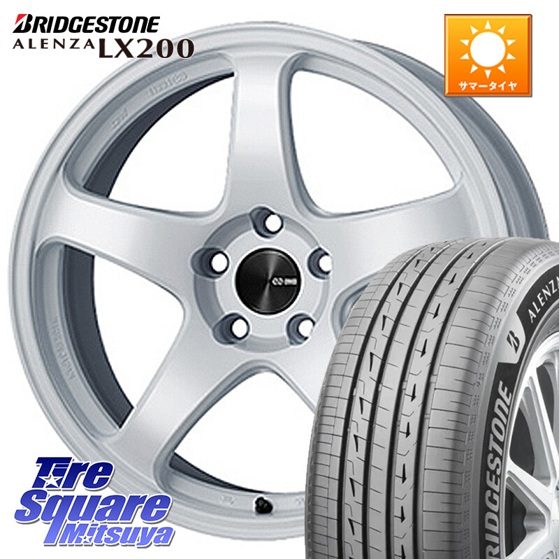 ブリヂストン アレンザ ALENZA LX200 サマータイヤ 235/60R18ENKEI エンケイ PerformanceLine PF05 WH 18インチ 18X7.5J 48 5穴 114.3 CX-5 CX5 MAZDA CX-7 CX7 MAZDA CR-V｜タイヤスクエアミツヤ