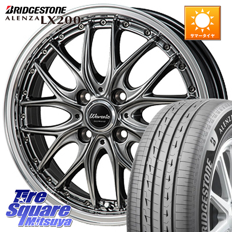 ブリヂストン アレンザ ALENZA LX200 サマータイヤ 215/70R16MONZA Warwic DEEPRAND ホイール 16X6.0J 42 4穴 100 ロッキー ガソリン車 4穴 ライズ ガソリン車 4穴｜タイヤスクエアミツヤ