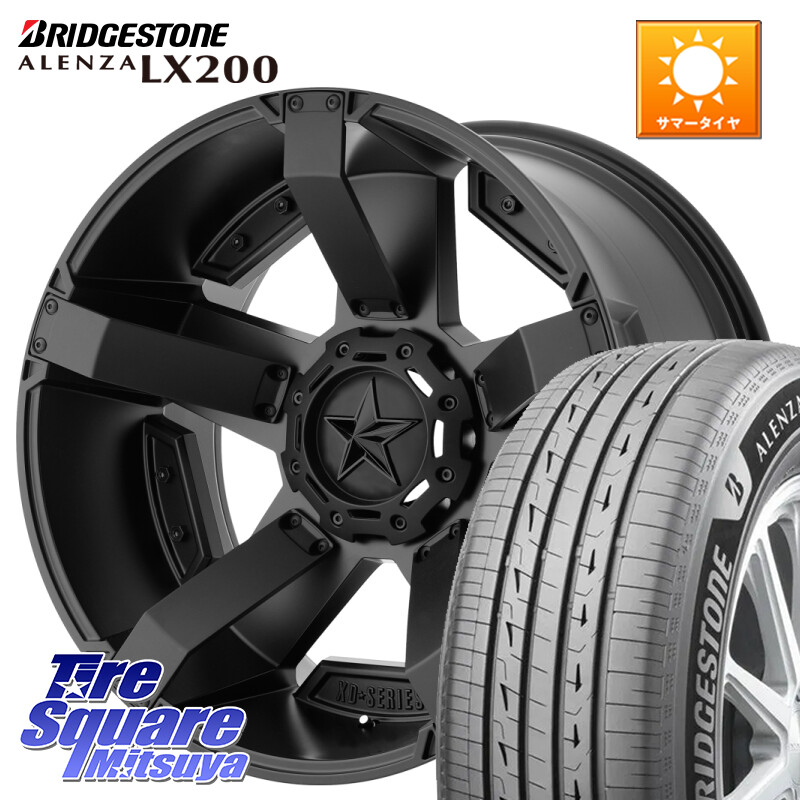 ブリヂストン アレンザ ALENZA LX200 サマータイヤ 225/65R17KMC XD811 ROCKSTAR2 ホイール 17インチ ロックスター2 17X8.0J 35 5穴 114.3 RAV4 50系 NX レクサス ハリアー｜タイヤスクエアミツヤ