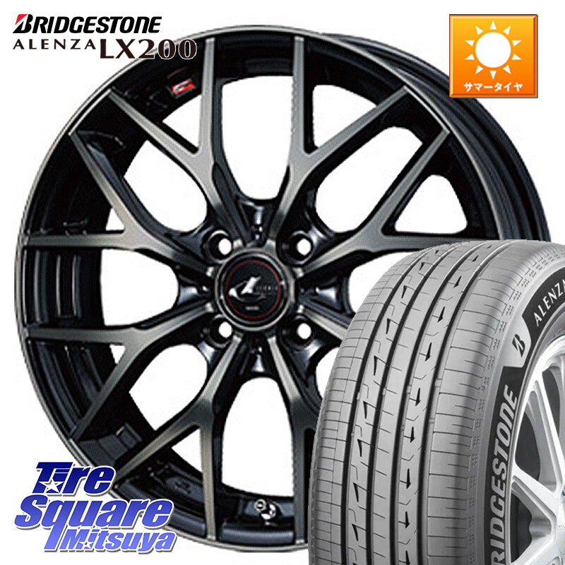 ブリヂストン アレンザ ALENZA LX200 サマータイヤ 215/70R16WEDS レオニス MX ウェッズ Leonis ホイール 16インチ 16X6.0J 42 4穴 100|タイヤスクエアミツヤ