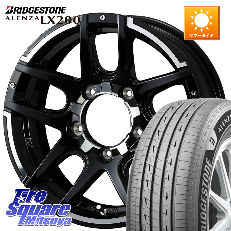 ブリヂストン アレンザ ALENZA LX200 サマータイヤ 175/80R16WEDS MUD VANCE 04 マッドヴァンス04 ホイール 16インチ 16X5.5J 22 5穴 139.7 ジムニー専用 AZオフロード｜タイヤスクエアミツヤ