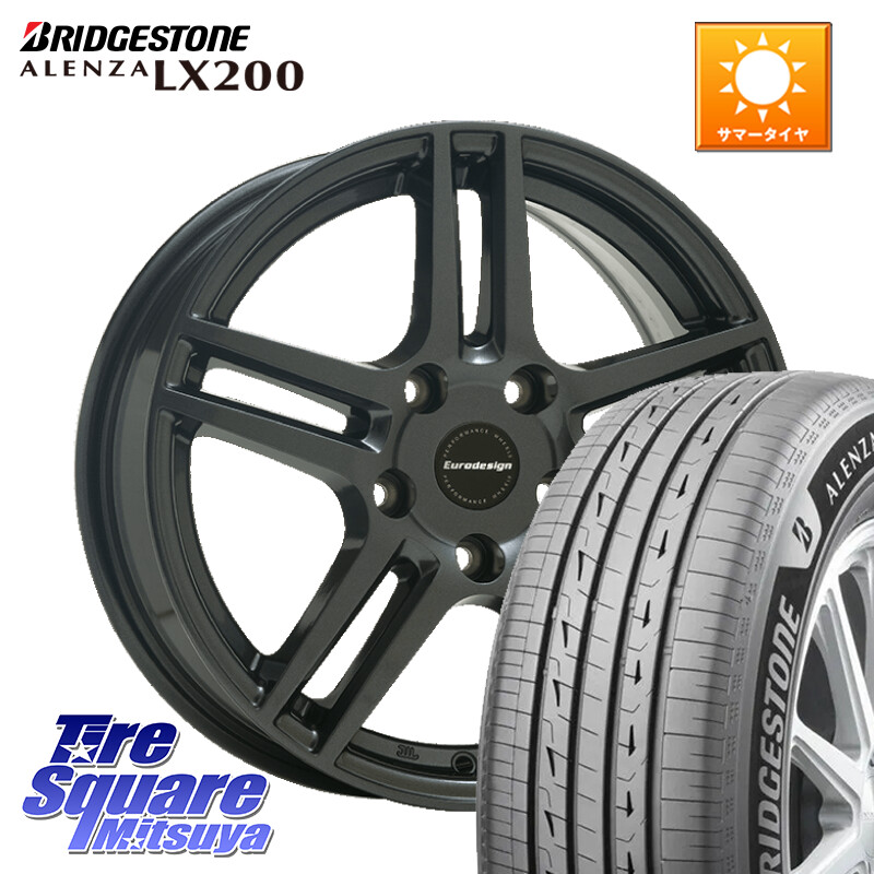 ブリヂストン アレンザ ALENZA LX200 サマータイヤ 235/60R18阿部商会 Eurodesign EIGER ホイール 18インチ 18X8.0J(MB X253) 40 5穴 112 メルセデスベンツ GLC(X253)|タイヤスクエアミツヤ