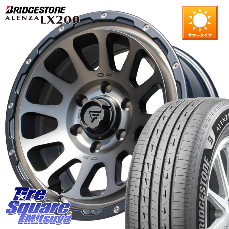 ブリヂストン アレンザ ALENZA LX200 サマータイヤ 265/65R17DELTA FORCE デルタフォース オーバル 6穴 ホイール 17インチ 17X8.0J 20 6穴 139.7 GUN226ハイラックス 150系プラド ランクル[FJ] トライトンGSR GUN125ハイラックス｜タイヤスクエアミツヤ