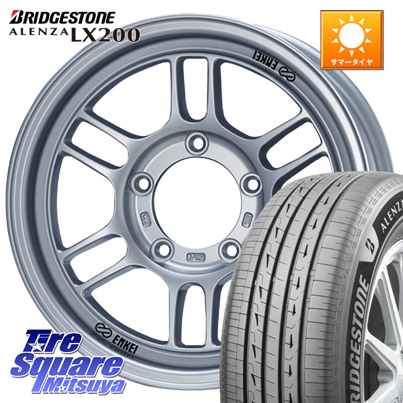 ブリヂストン アレンザ ALENZA LX200 サマータイヤ 175/80R16ENKEI エンケイ ALLROAD RPT1 ジムニー ホイール 16インチ 16X6.0J 0 5穴 139.7 ジムニー専用(要オーバーフェンダー等) AZオフロード カスタムサイズ|タイヤスクエアミツヤ