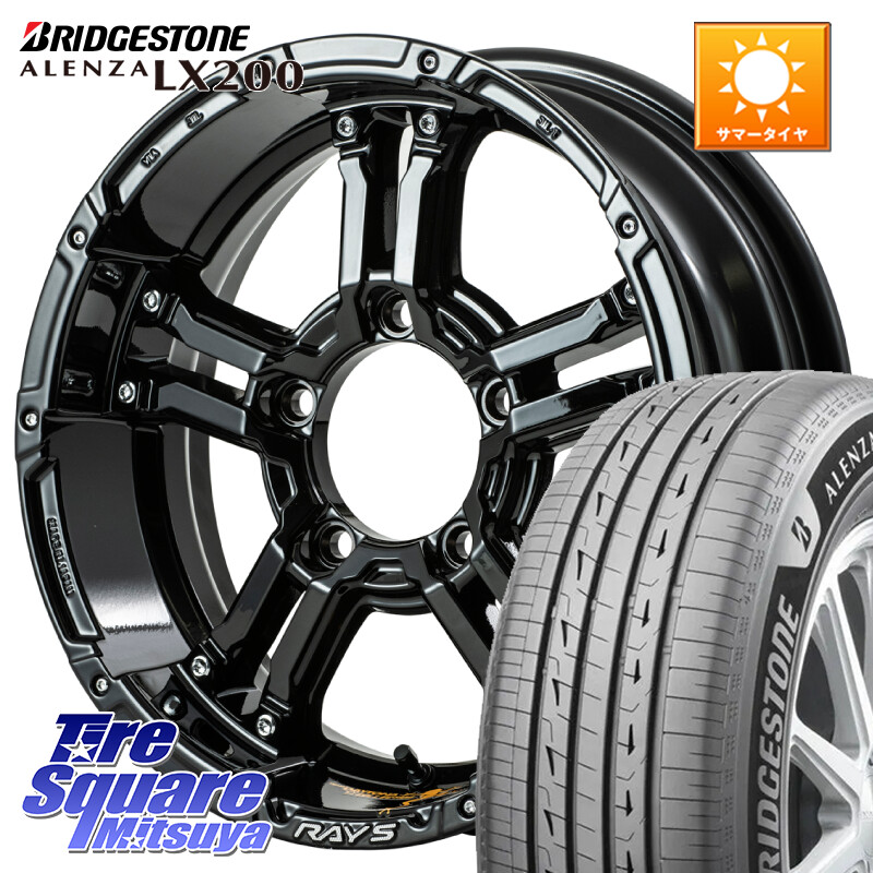 ブリヂストン アレンザ ALENZA LX200 サマータイヤ 215/70R16RAYS 【欠品次回9~10月】 TEAM DAYTONA デイトナ FDX-J collection ホイール 16インチ 16X5.5J(JB74) 0 5穴 139.7 ジムニ−シエラ/ノマド ジムニ−ノマド|タイヤスクエアミツヤ