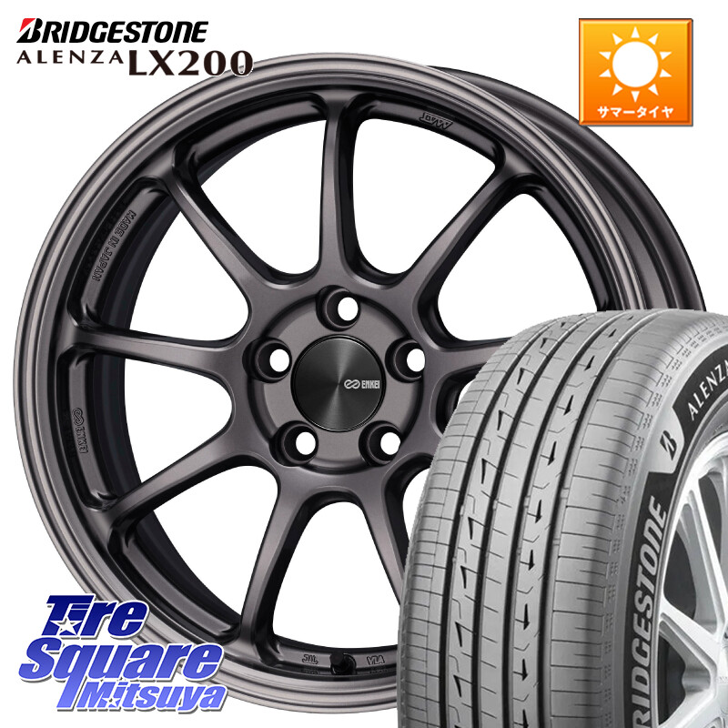 ブリヂストン アレンザ ALENZA LX200 サマータイヤ 215/70R16ENKEI PerformanceLine PF09 ホイール 16インチ 16X6.5J 38 5穴 100 ロッキー ハイブリッド車 5穴 ライズ ハイブリッド車 5穴｜タイヤスクエアミツヤ
