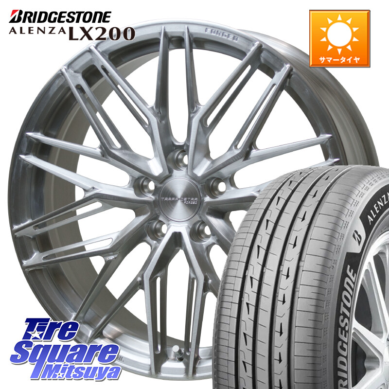 ブリヂストン アレンザ ALENZA LX200 サマータイヤ 235/60R19HotStuff TSF-03 BRS トラフィックスターフォージド 19インチ 19X8.0J(M14B) 42 5穴 114.3 レクサスRX(A10 H10系)|タイヤスクエアミツヤ