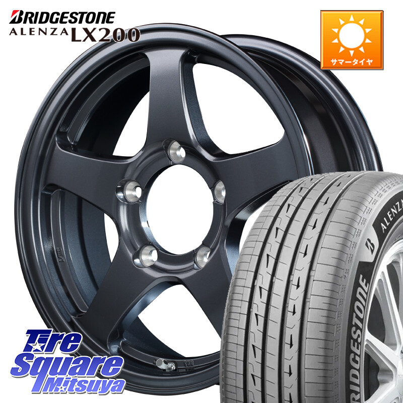 ブリヂストン アレンザ ALENZA LX200 サマータイヤ 215/70R16MANARAY オフパフォーマー OFF PERFORMER RT-5N+2 GM 16X5.5J 22 5穴 139.7 ジムニー専用(要オーバーフェンダー等) AZオフロード カスタムサイズ|タイヤスクエアミツヤ