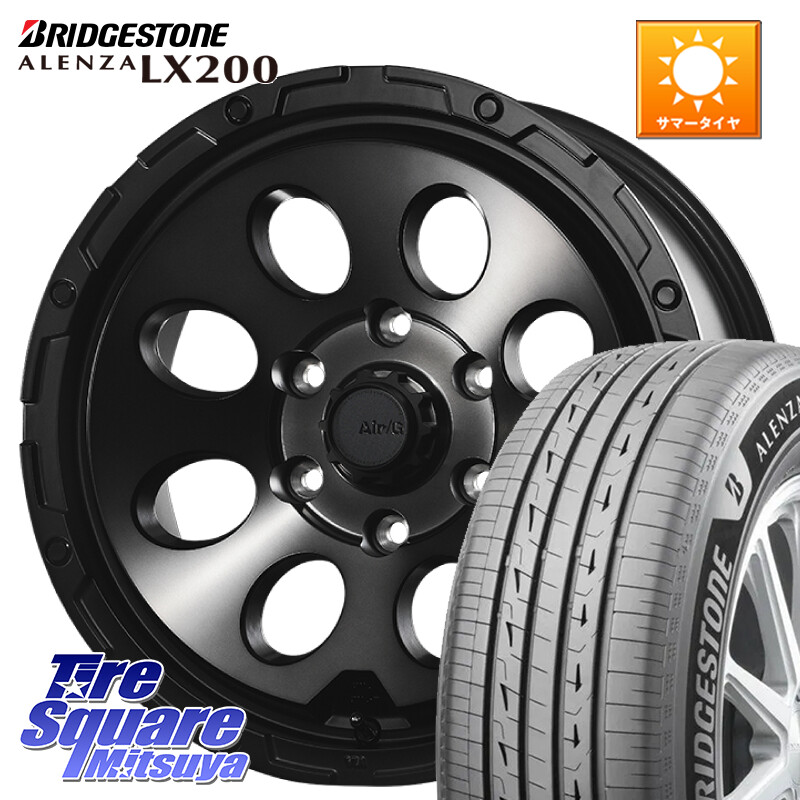 ブリヂストン アレンザ ALENZA LX200 サマータイヤ 265/65R174X4エンジニアリング Air G Massive エアーGマッシブ ホイール 17インチ 17X8.0J 20 6穴 139.7 GUN226ハイラックス 150系プラド ランクル[FJ] トライトンGSR GUN125ハイラックス Tacoma ハイラックス HILUX｜タイヤスクエアミツヤ