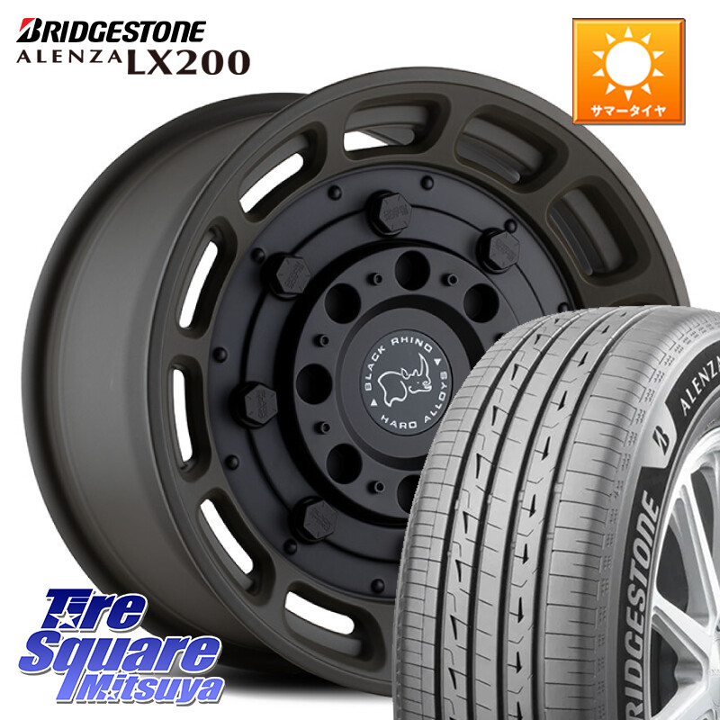 ブリヂストン アレンザ ALENZA LX200 サマータイヤ 265/65R17BLACK RHINO WARTHOG 17インチ ブラックライノ 17X8.5J 0 6穴 139.7｜タイヤスクエアミツヤ 302,500円