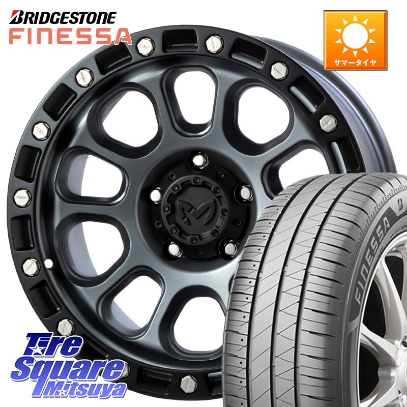 ブリヂストン FINESSA HB01 フィネッサ サマータイヤ 215/55R17MKW M204 ドライグレー 17インチ 17X8.0J 38 5穴 114.3 アコード｜タイヤスクエアミツヤ