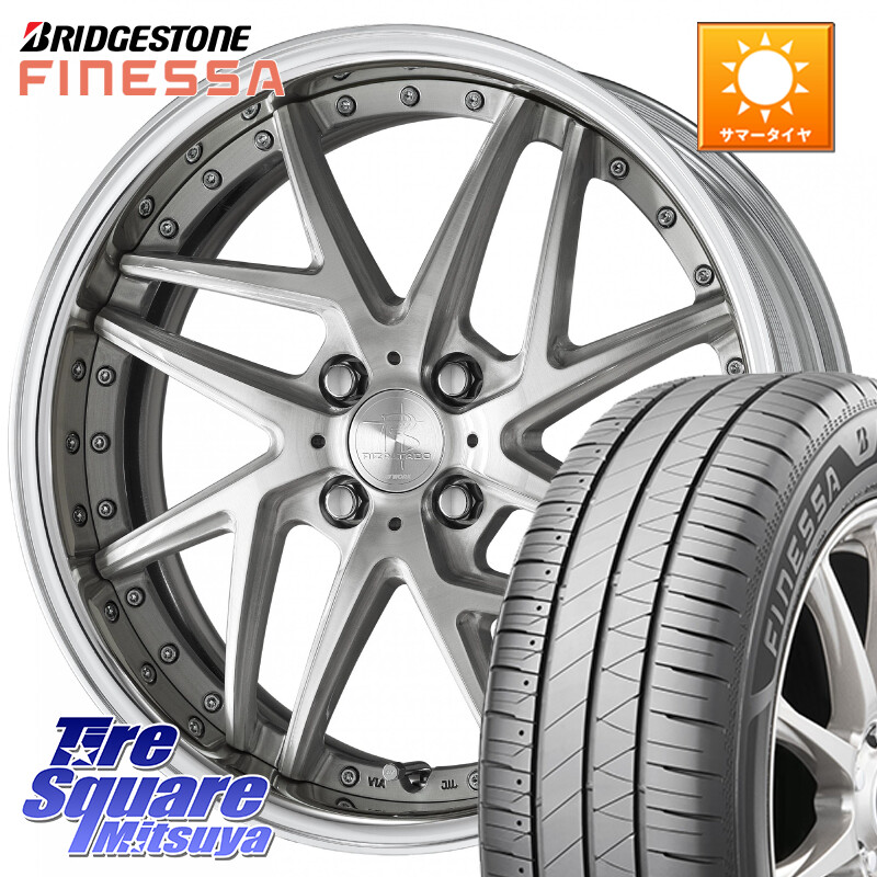 ブリヂストン FINESSA HB01 フィネッサ サマータイヤ 195/55R16WORK RIZALTADO MESH2 A Disk 16インチ 2ピース 16X6.0J 40 4穴 100 ノート NOTE 日産 ブルーバードシルフィ 日産 キューブ CUBE 日産 アクア カローラフィールダー カローラアクシオ|タイヤスクエアミツヤ