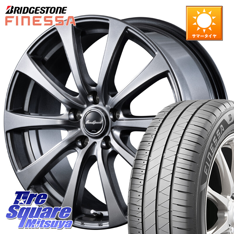 ブリヂストン FINESSA HB01 フィネッサ サマータイヤ 195/55R16MANARAY MID EuroSpeed G10 在庫● ホイール 16インチ 16X6.5J 48 5穴 100 10系シエンタ プレミオ アリオン｜タイヤスクエアミツヤ 55,220円
