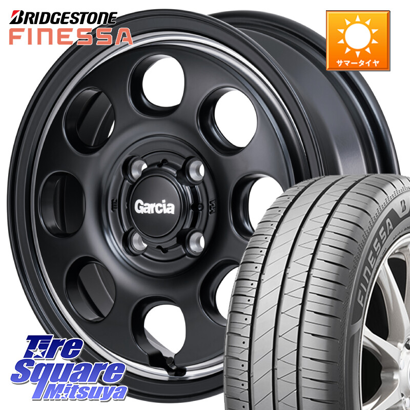 ブリヂストン FINESSA HB01 フィネッサ サマータイヤ 165/50R15MANARAY MID Garcia Palm8 ガルシア パーム8 ホイール 15インチ 15X4.5J 45 4穴 100 タウンボックス クリッパーリオ 日産 コペン アトレーワゴン|タイヤスクエアミツヤ
