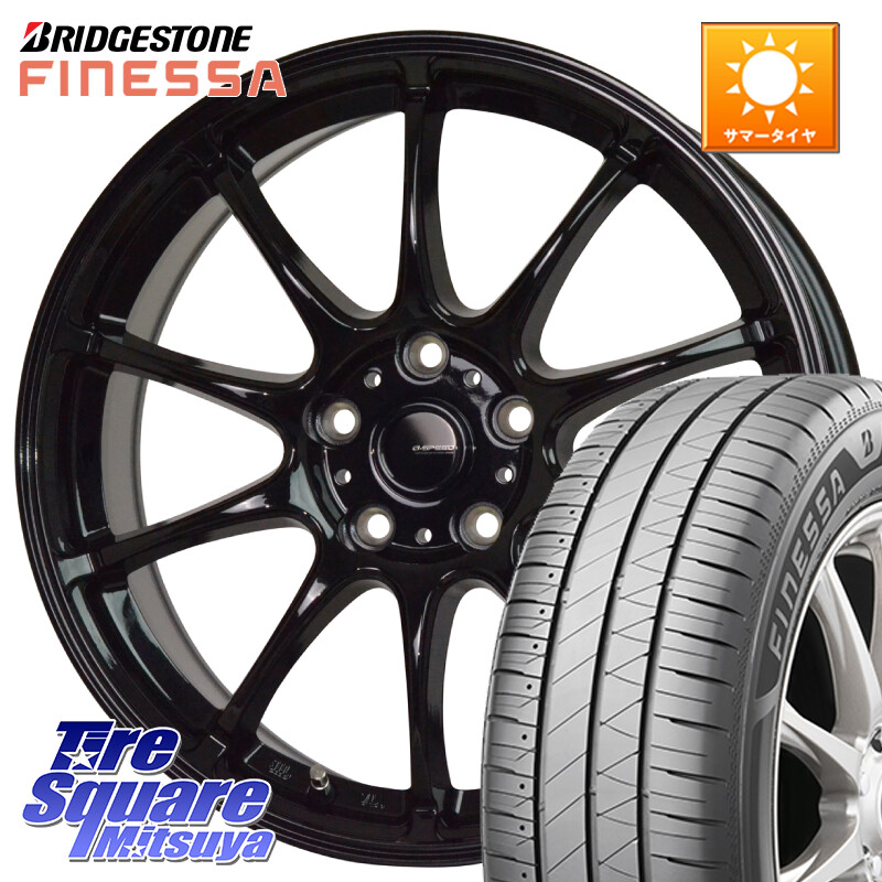 ブリヂストン FINESSA HB01 フィネッサ サマータイヤ 195/55R15HotStuff G.SPEED G-07 ホイール 15インチ ジースピード 15X6.0J 43 5穴 114.3 プレマシー MAZDA｜タイヤスクエアミツヤ