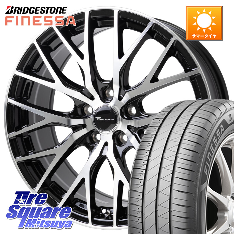 ブリヂストン FINESSA HB01 フィネッサ サマータイヤ 225/55R18HotStuff Precious HM-1 V2 プレシャス ホイール 18インチ 18X7.0J 48 5穴 114.3 E52エルグランド ZR-V SL系フォレスター レイバック SK系フォレスター|タイヤスクエアミツヤ