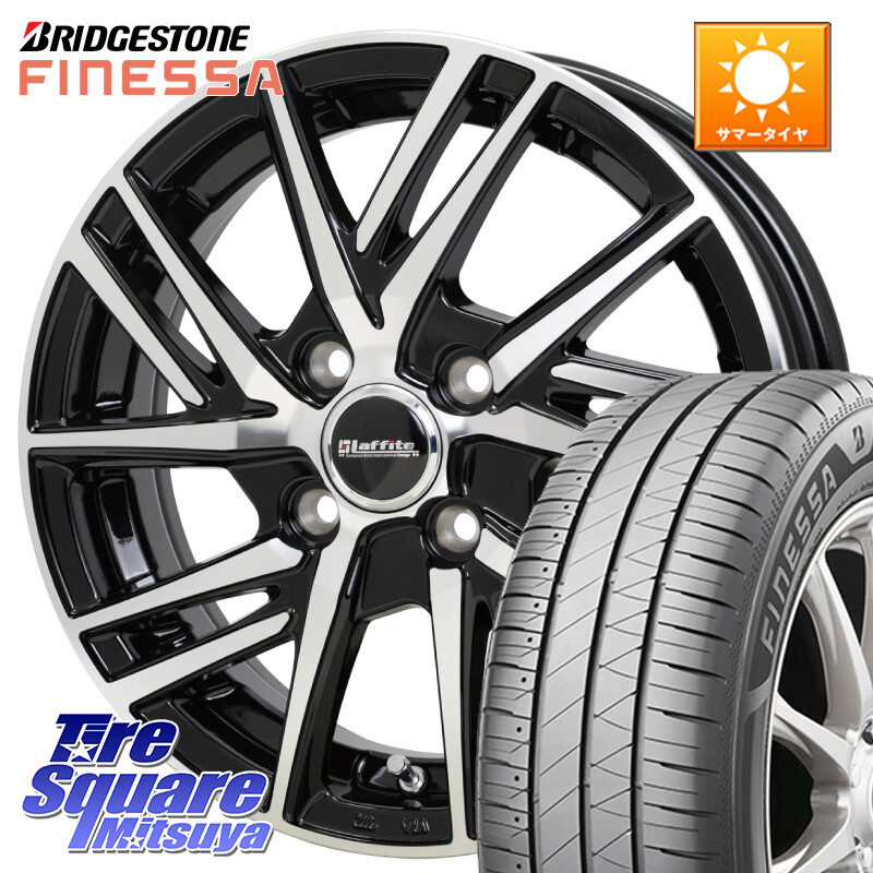 ブリヂストン FINESSA HB01 フィネッサ サマータイヤ 215/45R17HotStuff ラフィット LW06-2 LW-06-2 ホイール 17インチ 17X6.5J 45 4穴 100 FITクロスター アクア|タイヤスクエアミツヤ