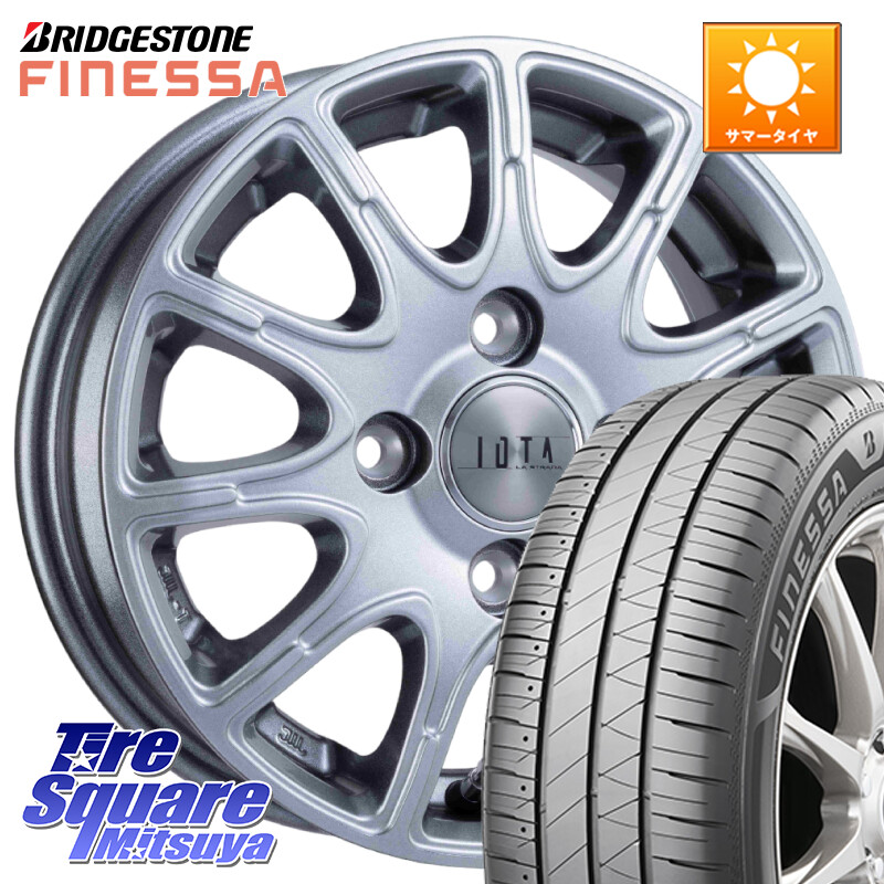 ブリヂストン FINESSA HB01 フィネッサ サマータイヤ 175/55R15阿部商会 TIRADO IOTA イオタ ホイール 15インチ 15X6.0J 45 4穴 100 M900系タンク/ルーミー ミラージュ ダイハツ トールM900S・M910S ルーミー|タイヤスクエアミツヤ