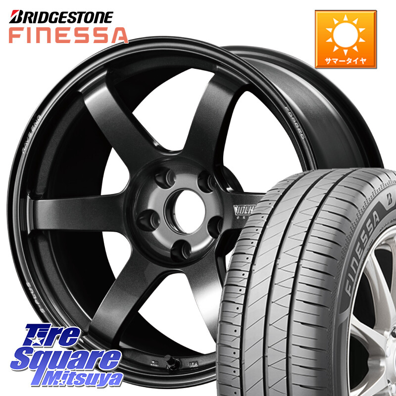 ブリヂストン FINESSA HB01 フィネッサ サマータイヤ 215/45R18RAYS 【欠品次回3~4月】 TE37 SAGA S-plus VOLK RACING 鍛造 ホイール 18インチ 18X7.5J 48 5穴 100 ウィッシュ WISH エクシーガ|タイヤスクエアミツヤ