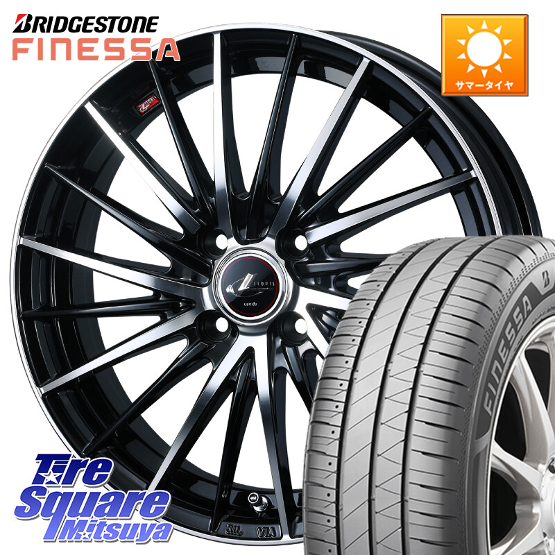 ブリヂストン FINESSA HB01 フィネッサ サマータイヤ 165/65R15WEDS LEONIS FR レオニス FR ホイール 15インチ 15X4.5J(J) 45 4穴 100 MAD7Sソリオ/MBD7SデリカD2 デリカD:2 D2|タイヤスクエアミツヤ